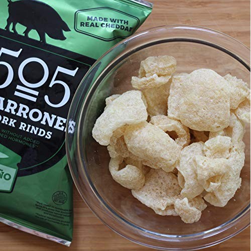 4505 Jalapeno Cheddar Pork Rinds, Certified Keto, Humanely Raise