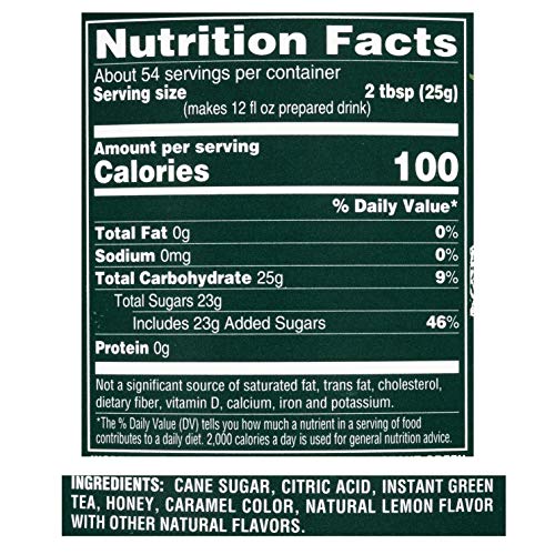 4C Green Tea Iced Tea Pitcher Pack 7 Pk. Pack Of 3