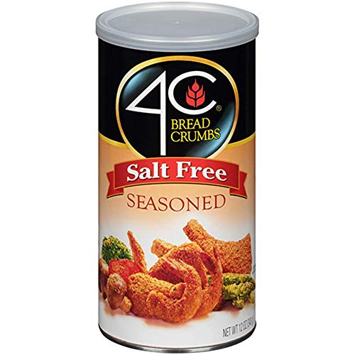4C Bread Crumbs, Seasoned Salt Free, 12 Oz