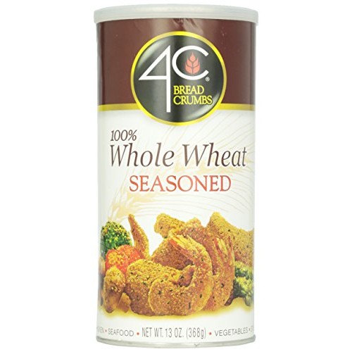 4C Bread Crumbs 100% Whole Wheat Seasoned, 13 Oz