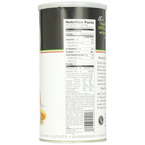 4C Bread Crumbs, Flavored, 24 Oz