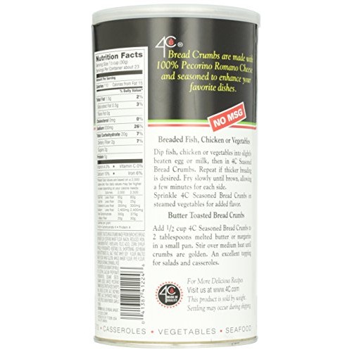 4C Bread Crumbs, Flavored, 24 Oz
