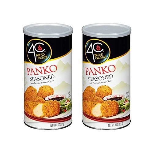 4C Bread Crumbs Panko Seasoned With Pecorino Romano Cheese 2 Pa