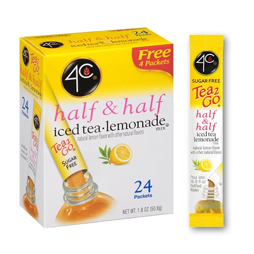 4C Half &Amp; Half Iced Tea Lemonade Mix- Sugar Free 24 Pkts