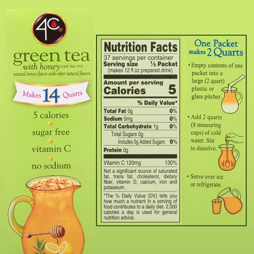 4C Powder Drink Mix | Pitcher Packs | Refreshing Water Flavoring