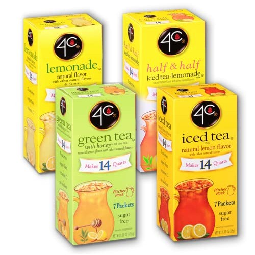4C Powder Drink Mix | Pitcher Packs | Refreshing Water Flavoring