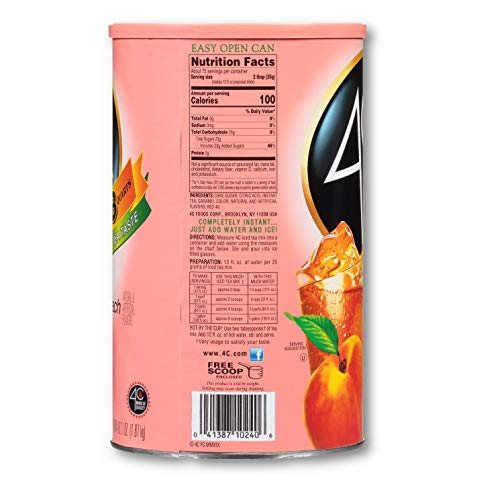 4C Powdered Drink Mix Cannisters | Family Sized Cannister | Thir