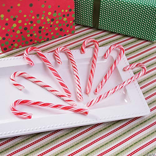 Candy Canes Peppermint Flavored 24 Pack Individually Wrapped.
