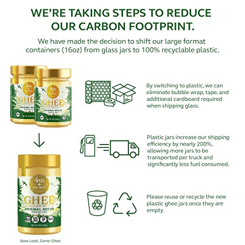 4Th &Amp; Heart Grass Fed Ghee Butter, Keto, Pasture Raised, Non-Gmo