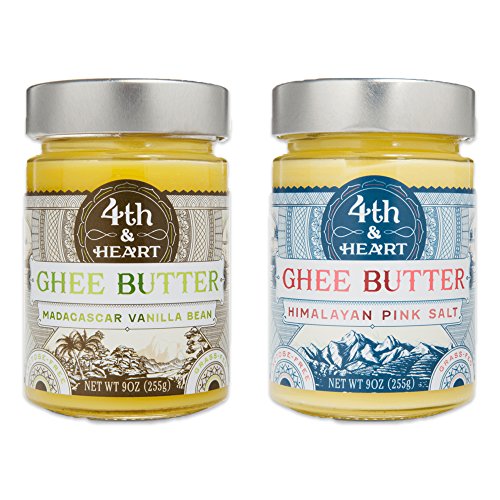 4Th &Amp; Heart Grass-Fed Ghee Butter Variety Pack Of 2, Each 9 Ounce