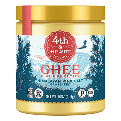Himalayan Pink Salt Grass-Fed Ghee Butter By 4Th &Amp; Heart, 9 Ounc