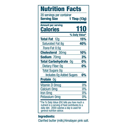 Himalayan Pink Salt Grass-Fed Ghee Butter By 4Th &Amp; Heart, 9 Ounc