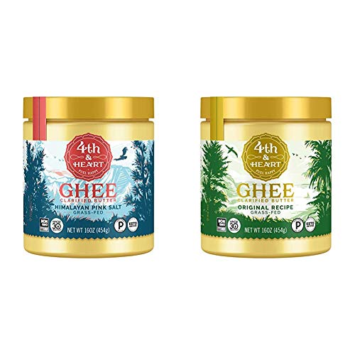 Himalayan Pink Salt Grass-Fed Ghee Butter By 4Th &Amp; Heart, 16 Oun