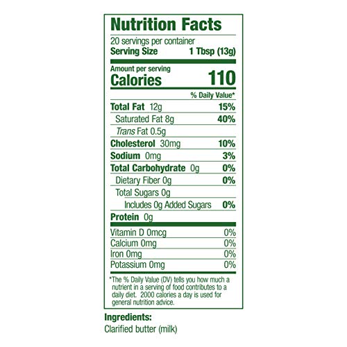 Original Grass-Fed Ghee Butter By 4Th &Amp; Heart, 9 Ounce, Pasture