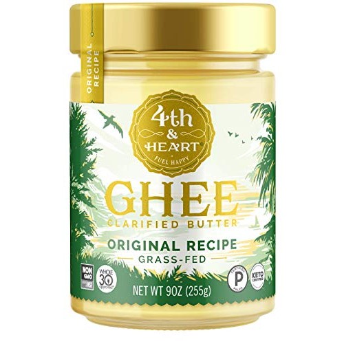 Original Grass-Fed Ghee Butter By 4Th &Amp; Heart, 9 Ounce, Keto, Pa