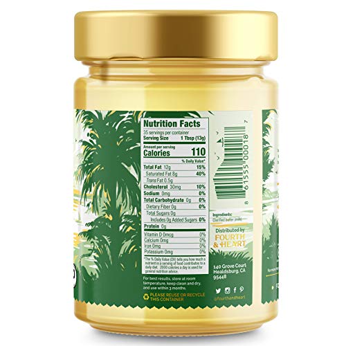 Original Grass-Fed Ghee By 4Th &Amp; Heart, 16 Ounce, Keto, Pasture