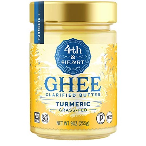 Turmeric Grass-Fed Ghee Butter By 4Th &Amp; Heart, 9 Ounce, Keto, Pa