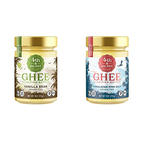Vanilla Bean Grass-Fed Ghee Butter By 4Th &Amp; Heart, 9 Ounce, Keto