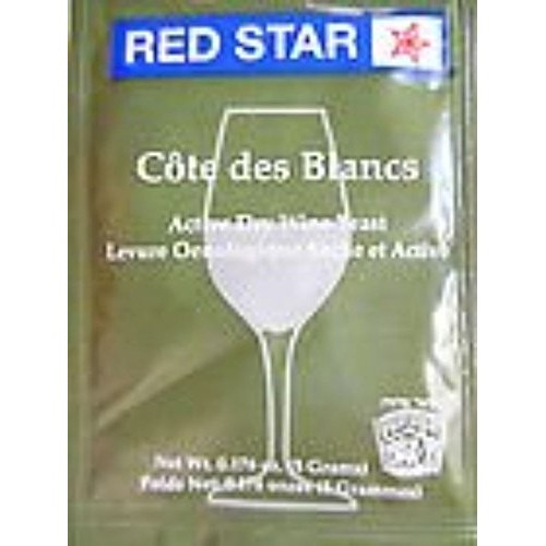 5 Gr. Pk - Hozq8-167 Dry Wine Yeast/Cotes De Blanc Pack Of 5