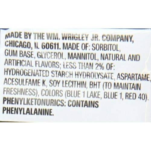 5 Gum Sugarfree Gum, Peppermint Cobalt, 35-Stick Pack 6 Packs T