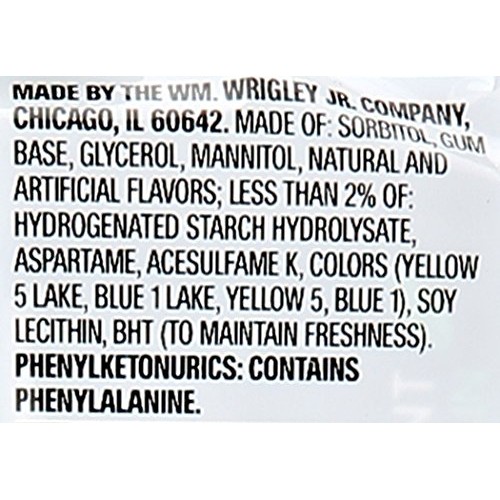 Wrigley Gum 5 Sugar Free Gum, Rain, 3 Ct