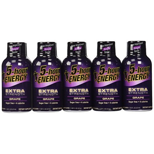 3 X 24 : 5-Hour Energy Extra Strength Nutritional Drink, Grape,