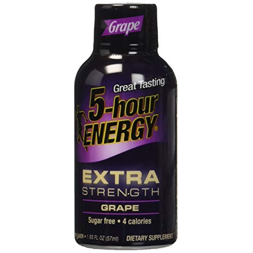 5-Hour Energy Grape Flavoured Energy Drink Extra Strength, 2 Pack