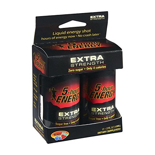 5-Hour Energy Energy Extra Strength, Berry, Pack Of 18