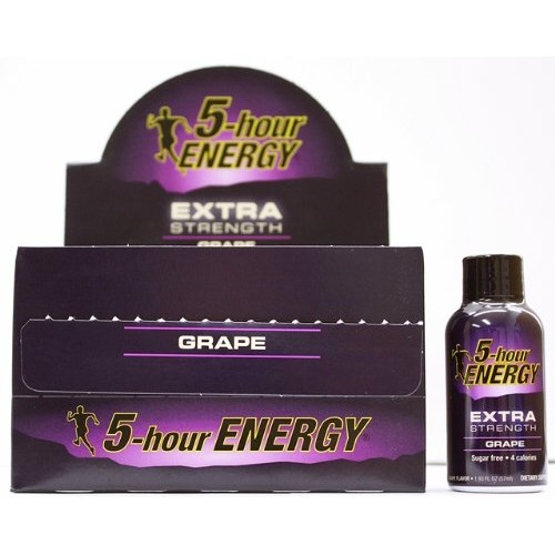 5 Hour Energy Extra Grape Flavor - 12/2Oz Shots