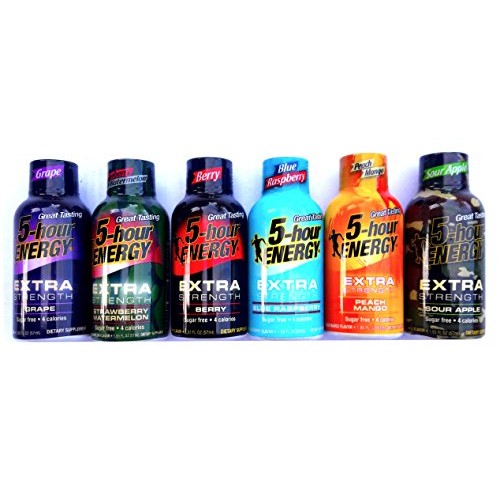 5-Hour Energy Extra Strength 6 Flavors Variety Pack