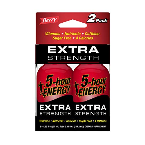 5-Hour Energy Extra Strength Supplement, Berry, 2 Lb