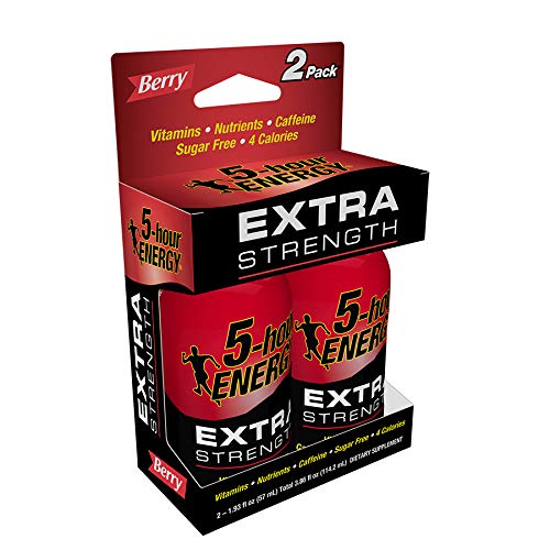 5-Hour Energy Extra Strength Supplement, Berry, 2 Lb