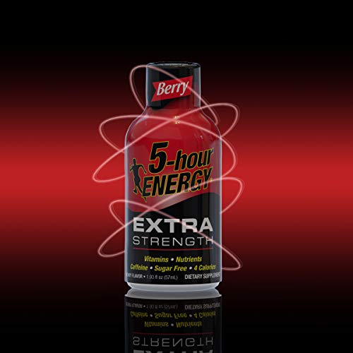 5-Hour Energy Shot, Extra Strength Berry, 1.93 Ounce, 24 Count