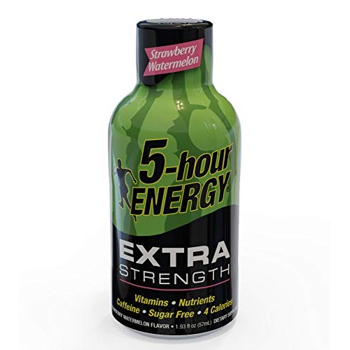 5-Hour Energy Shot, Extra Strength Strawberry Watermelon, 1.93 O