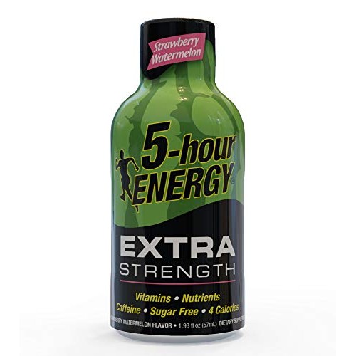 5-Hour Energy Shot, Extra Strength Strawberry Watermelon, 1.93 O