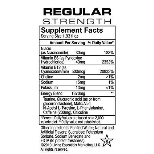 5-Hour Energy Shot, Regular Strength Berry, 1.93 Oz, 10 Pack