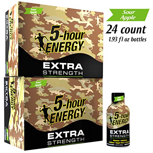5 Hour Energy Shot Extra Strength Sour Apple 24 Pack Of 2 Ounce