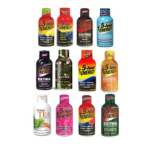 5-Hour Energy Variety 12 Pack | Assortment Of Flavors