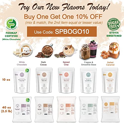 5 SPARROWS Sugar-Free Frappe, Milkshake and Smoothie Base- Stevi...