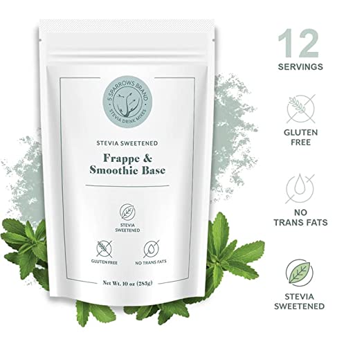 5 SPARROWS Sugar-Free Frappe, Milkshake and Smoothie Base- Stevi...