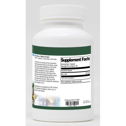 Bay Leaf - 450 Mg 100 Capsules, Zin: 511895