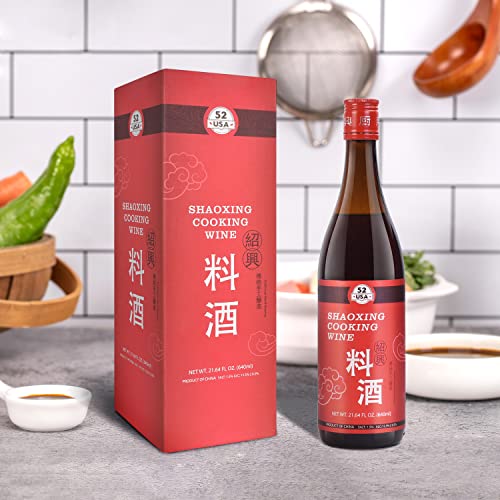 52Usa Chinese Shaoxing Cooking Wine, Classic Shaoxing Wine, Trad