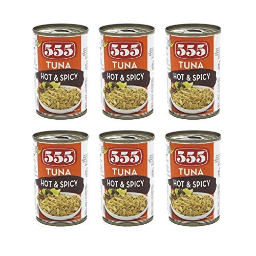 555 Tuna Hot &Amp; Spicy Tuna Flakes In Oil Hot &Amp; Spicy 6 Pack, Tot