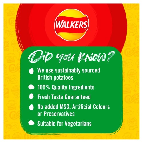 Walkers Crisps Smoky Bacon X 32 1040G