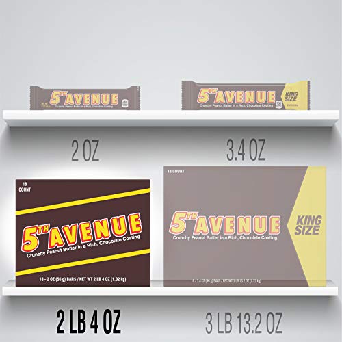 5Th Avenue Crunchy Peanut Butter And Rich Chocolate Candy, Bulk,