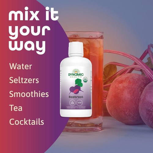 Dynamic Health Certified Organic Beetroot Dietary Supplement | N