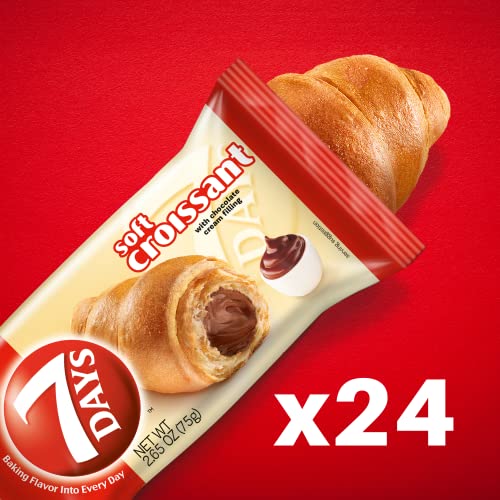 7Days Soft Croissant, Chocolate, Perfect Breakfast Pastry or Sna...