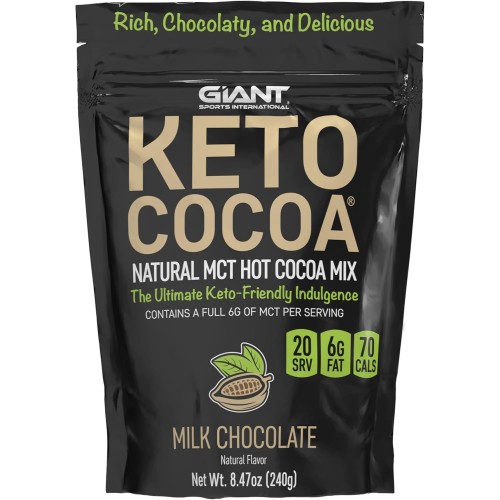Keto Cocoa - Delicious Sugar Free Hot Chocolate Mix With 6G Of M
