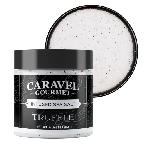 Italian Black Truffle Sea Salt - All-Natural Infused Sea Salt Wi