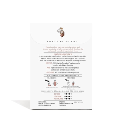 Pique Tea Organic Sacred Lily Oolong - Gut Health, Fasting, Calm